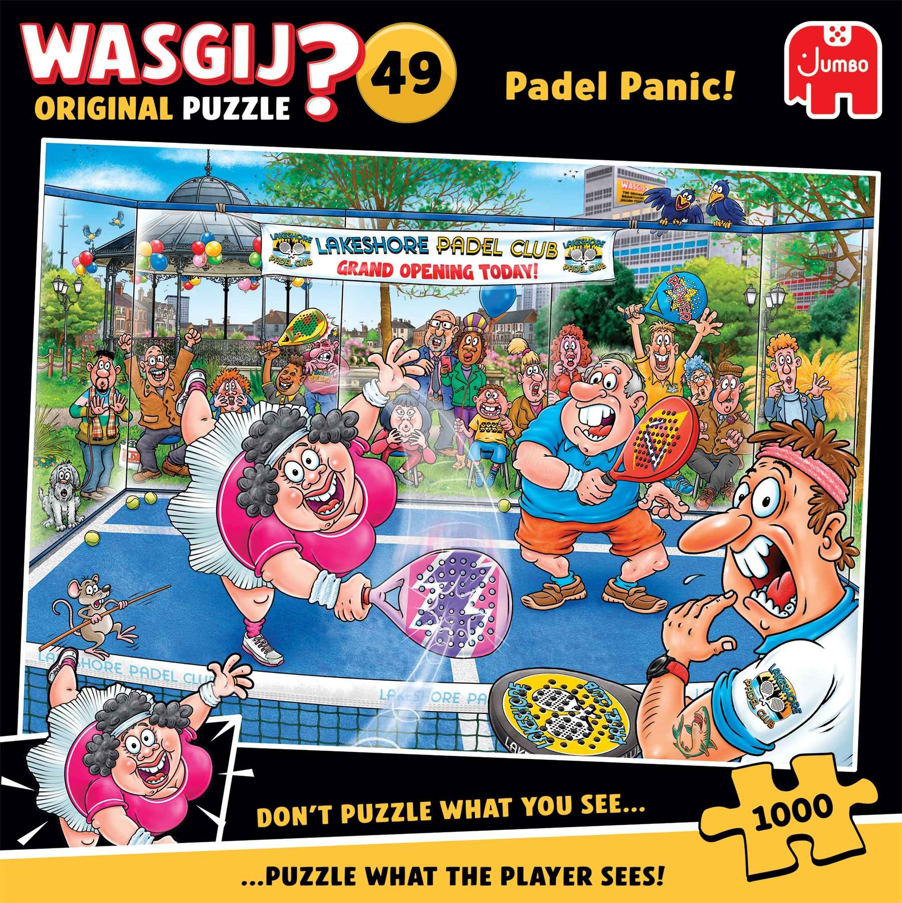 Wasgij Orginal 49: Padel Panic! (1000 Teile)
