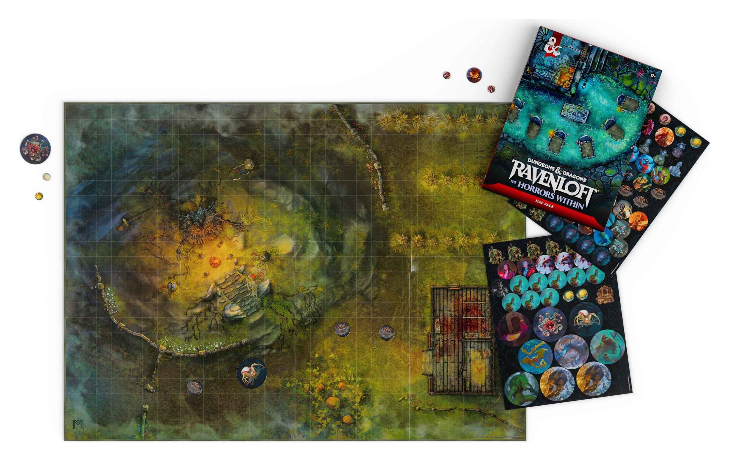 D&D: RPG Ravenloft: The Horrors Within Map Set ( englisch)