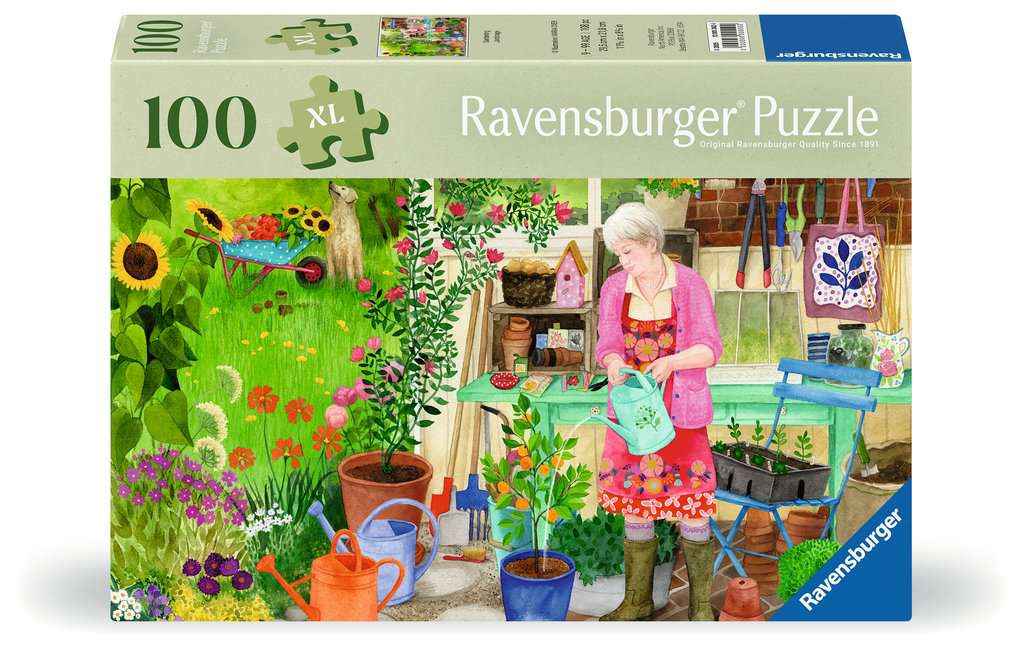 Puzzle: Gartenarbeit (100 XL Teile)