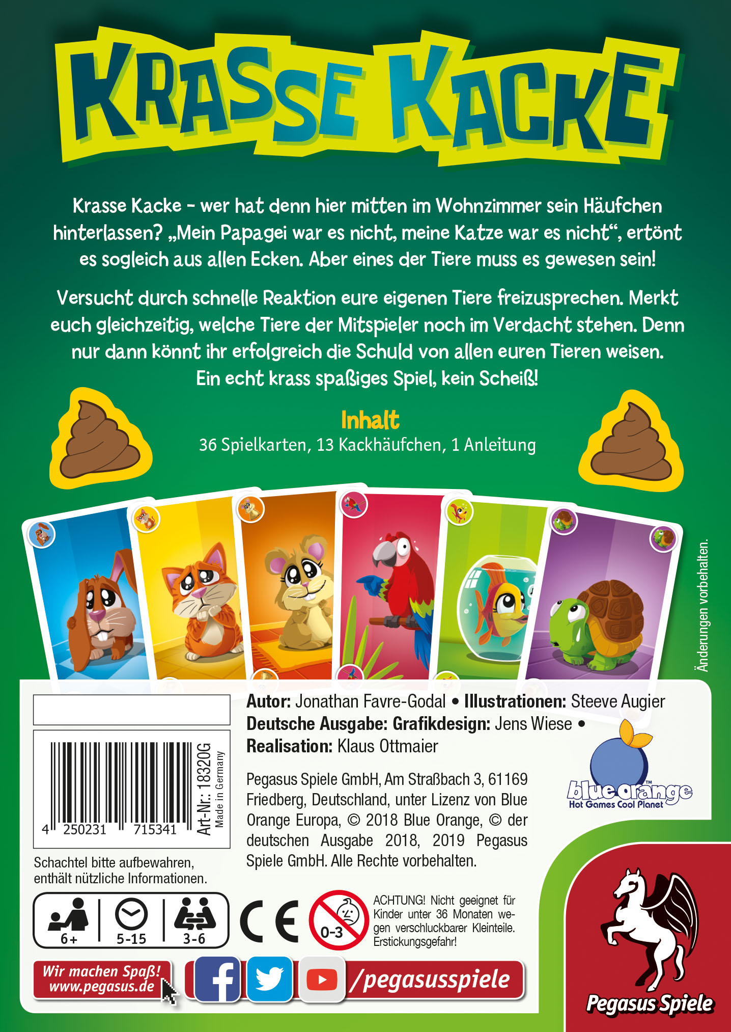 Krasse Kacke *Empfohlen Spiel des Jahres 2019*