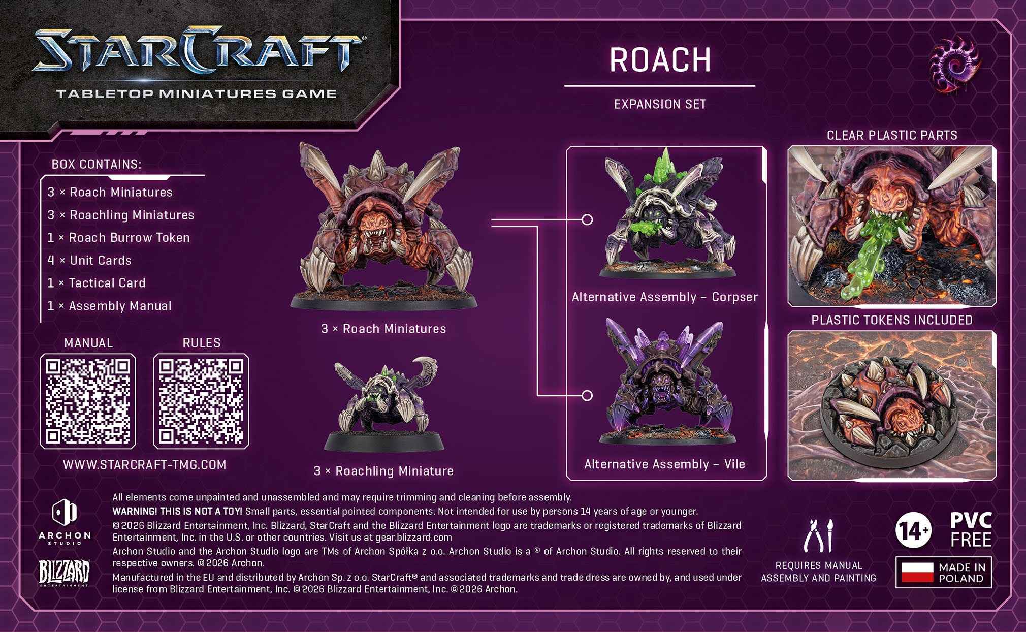 Starcraft: Roach- Zerg [Expansion Set]