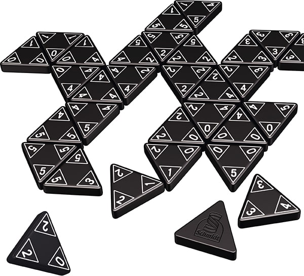 Classic Line: Tripple-Domino mit großen Spielsteinen