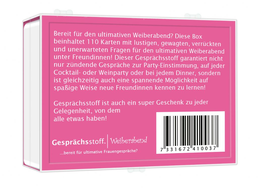 Gesprächsstoff – Weiberabend