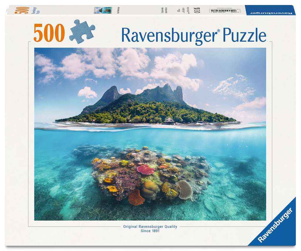 Puzzle: Insel und Korallenwelt (500 Teile)