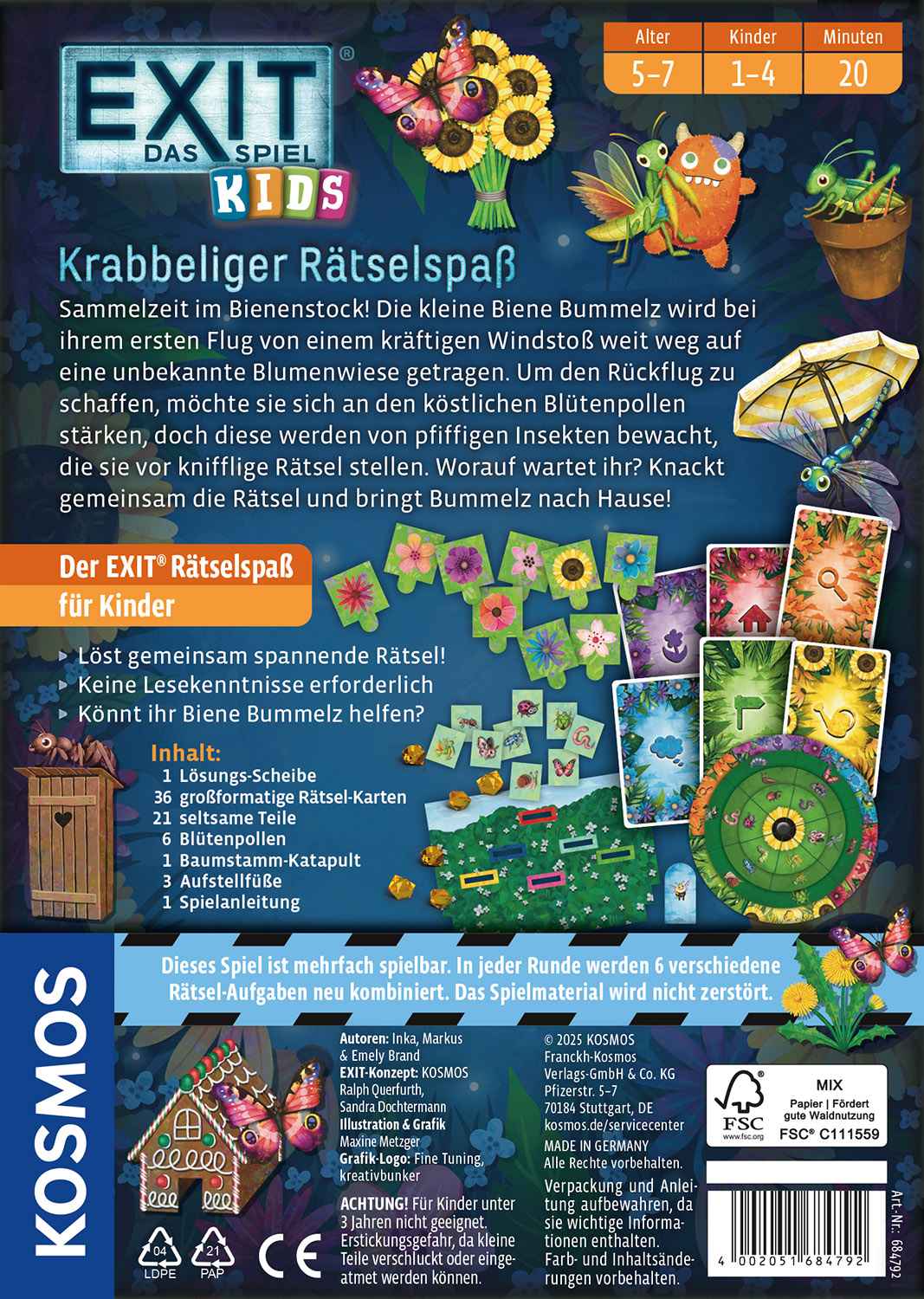 EXIT – Das Spiel Kids: Krabbeliger Rätselspaß