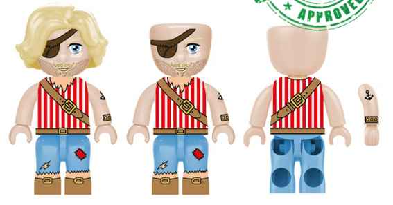 Herocraft KIDDIZ Figuren-Pack: Piraten Crew