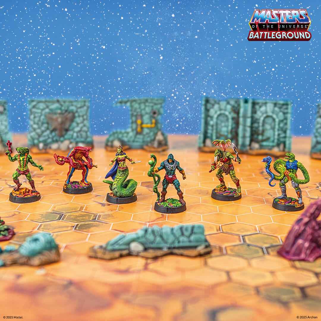 Masters Of The Universe-Battleground: Wave 8 - Snake Men Faction (Deutsch)