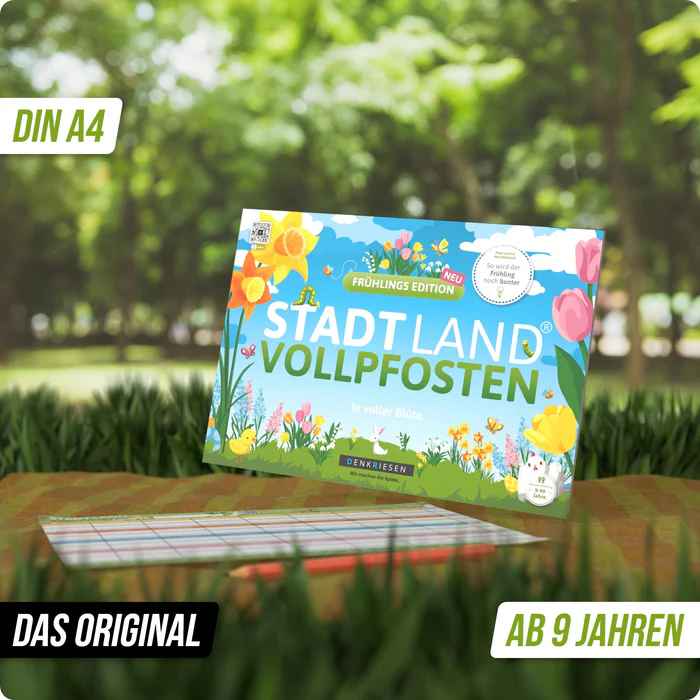 STADT LAND VOLLPFOSTEN – FRÜHLINGS EDITION -  In voller Blüte - A4