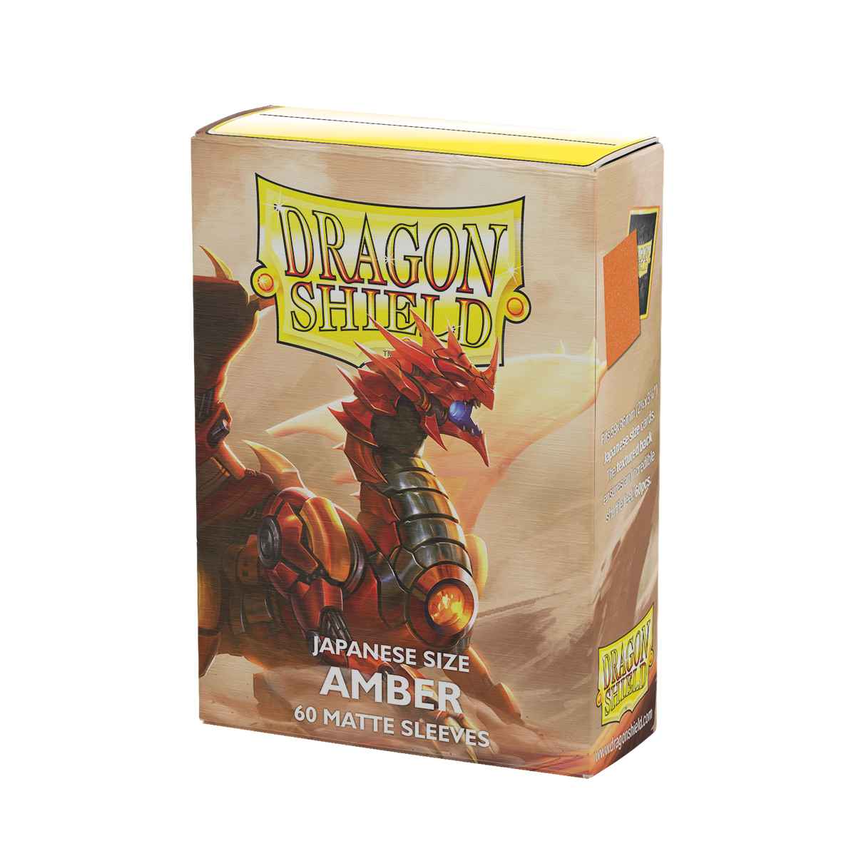 Dragon Shield: Japanese Matte – Amber (60)