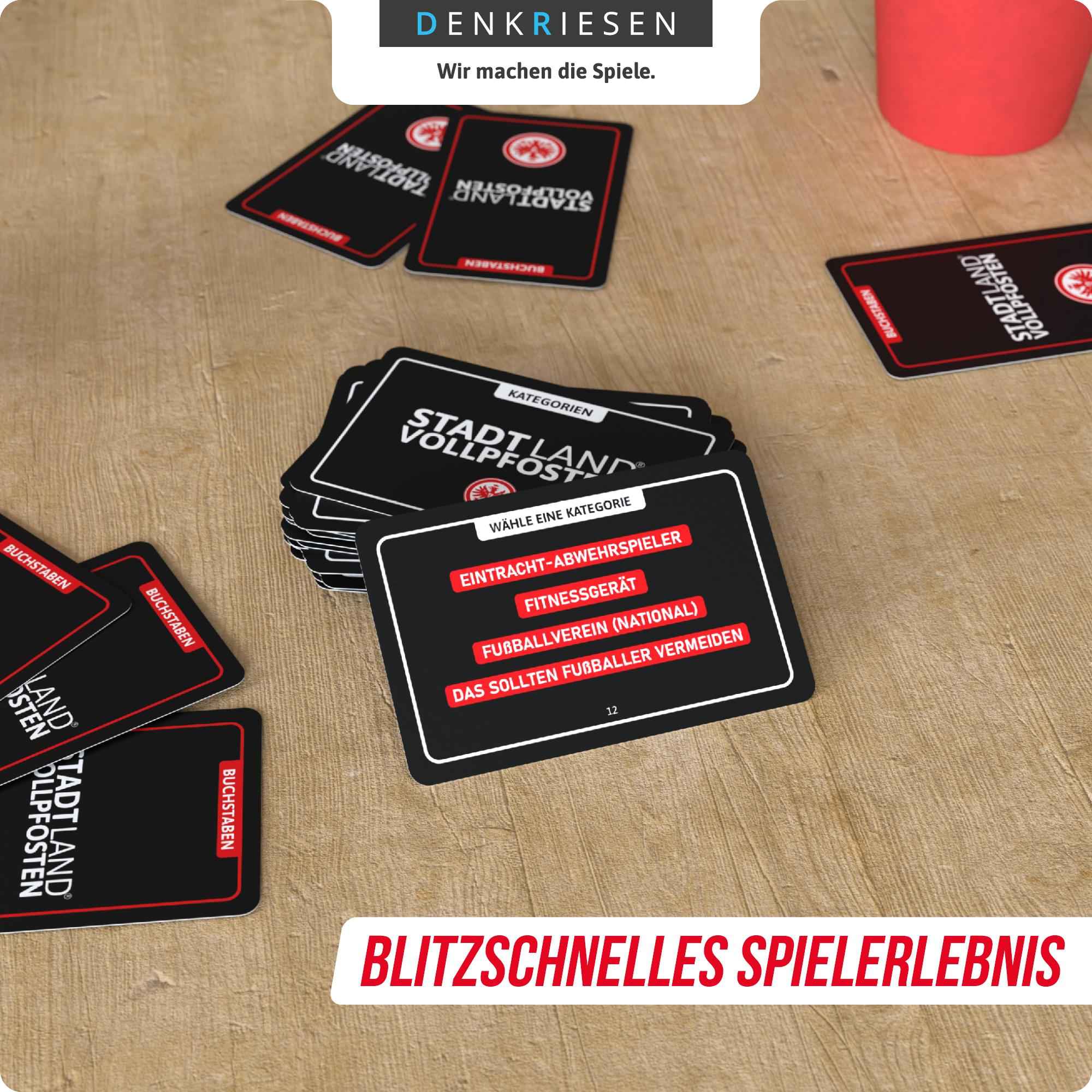 STADT LAND VOLLPFOSTEN – Das Kartenspiel - Eintracht Frankfurt EDITION -