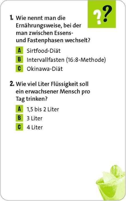 Quizzen & Wissen: Allgemeinwissen Gesundheit