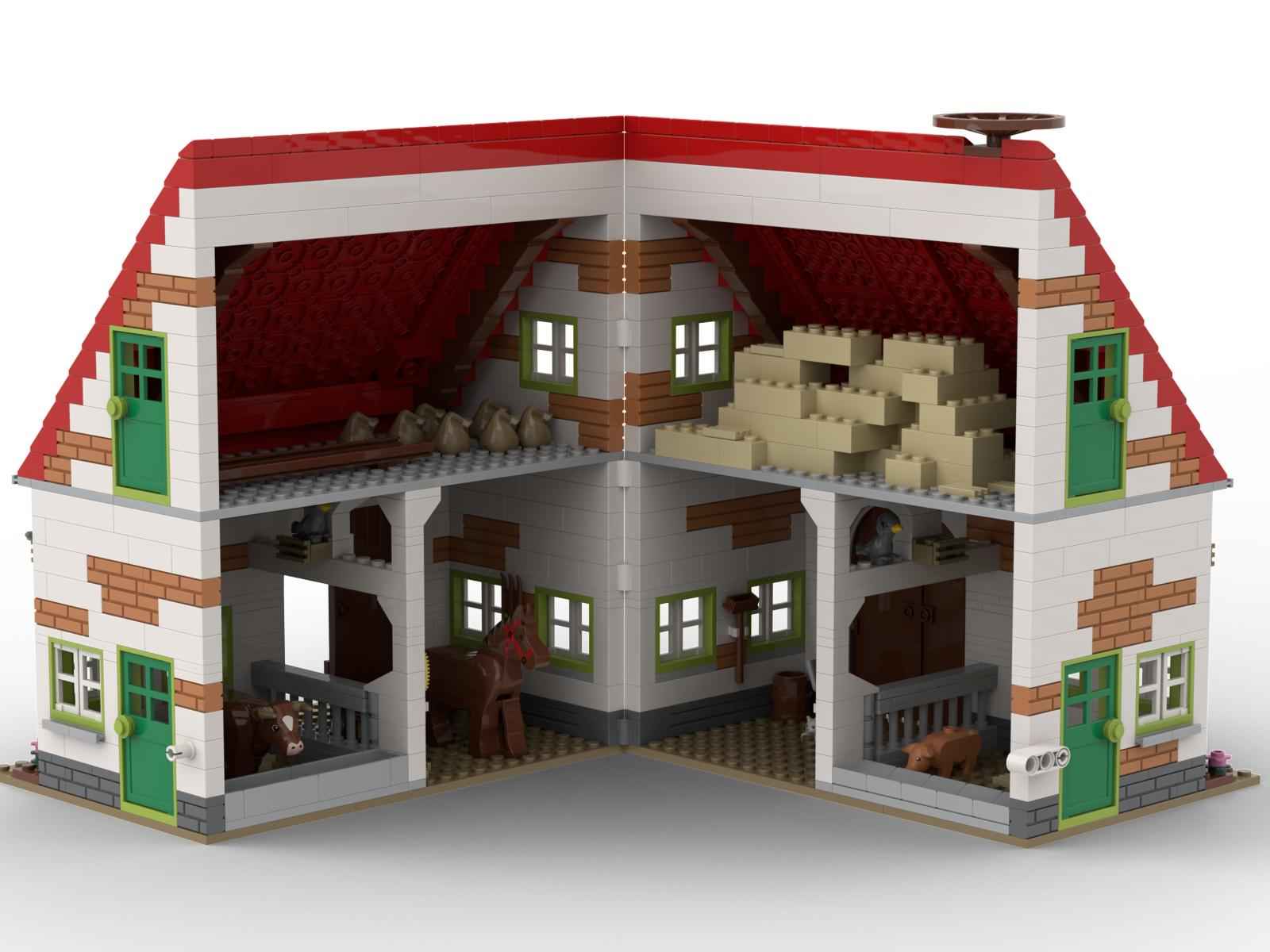 Brickfarm Bauernhof Stall