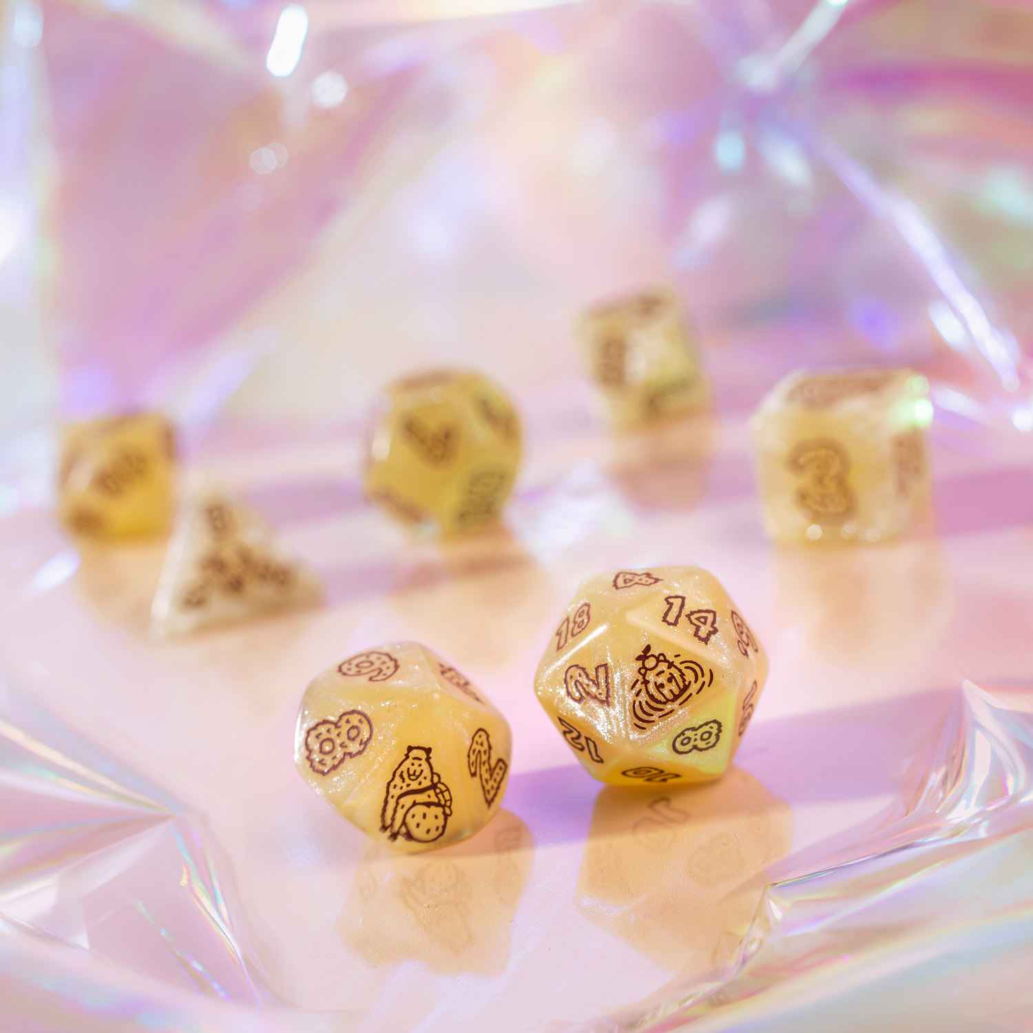 Capybara Dice Set: Sleepie