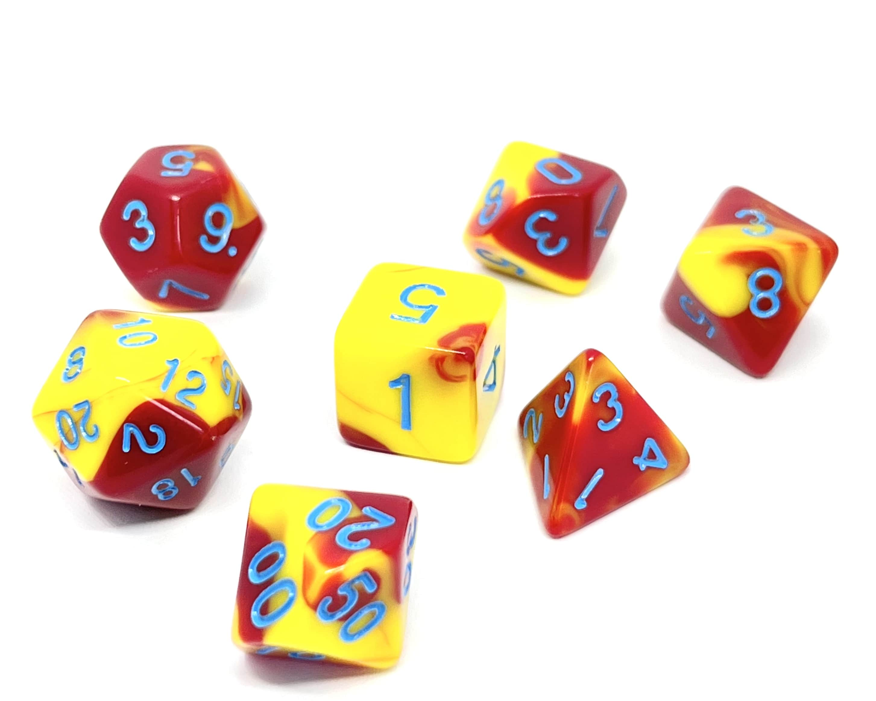 Würfelset Blended: Red Joker (7)