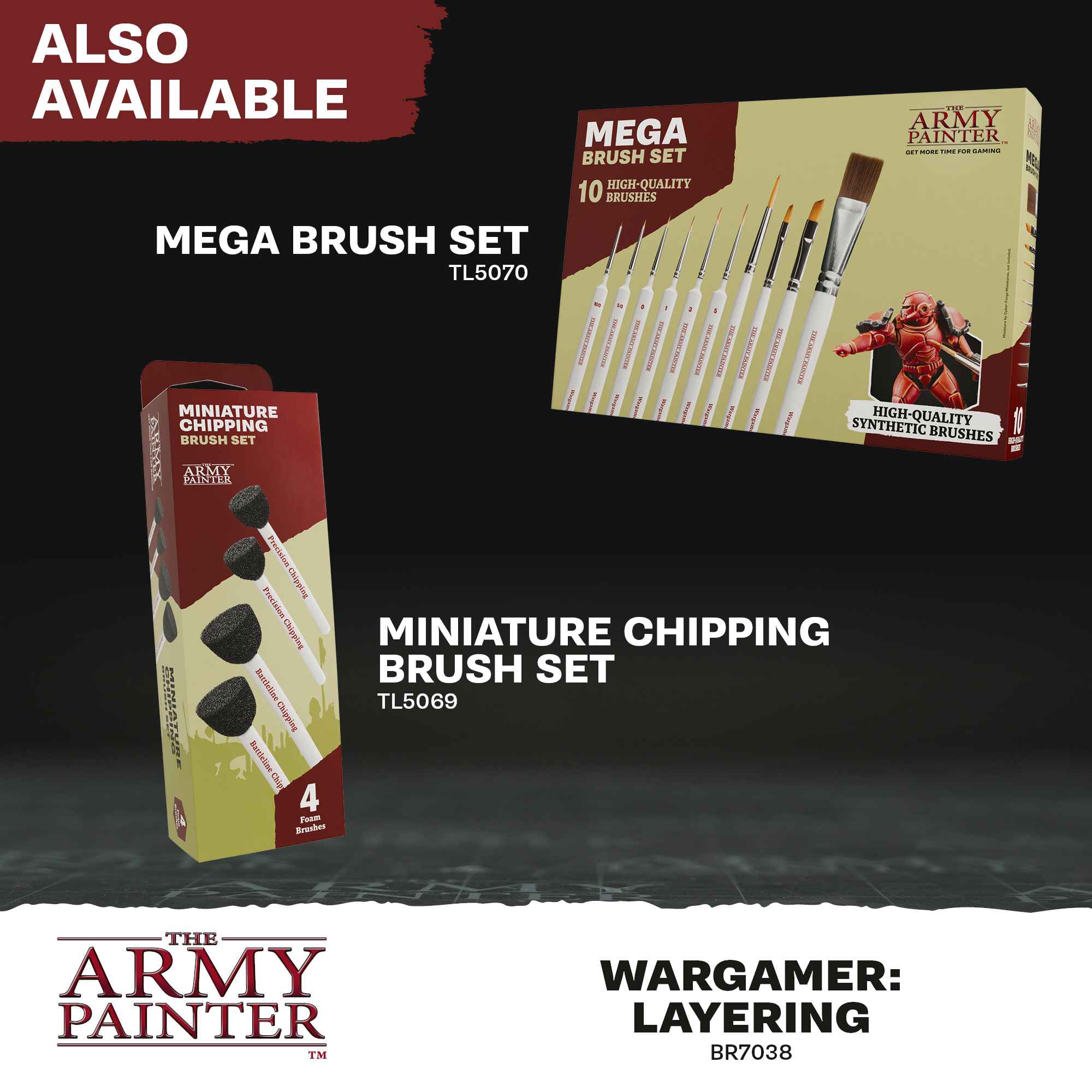 Wargamer Brush - Layering *new* (10)
