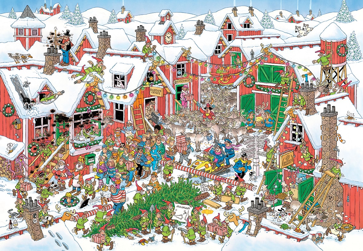 Puzzle: Santa's Village  (van Haasteren) (5000 Teile)