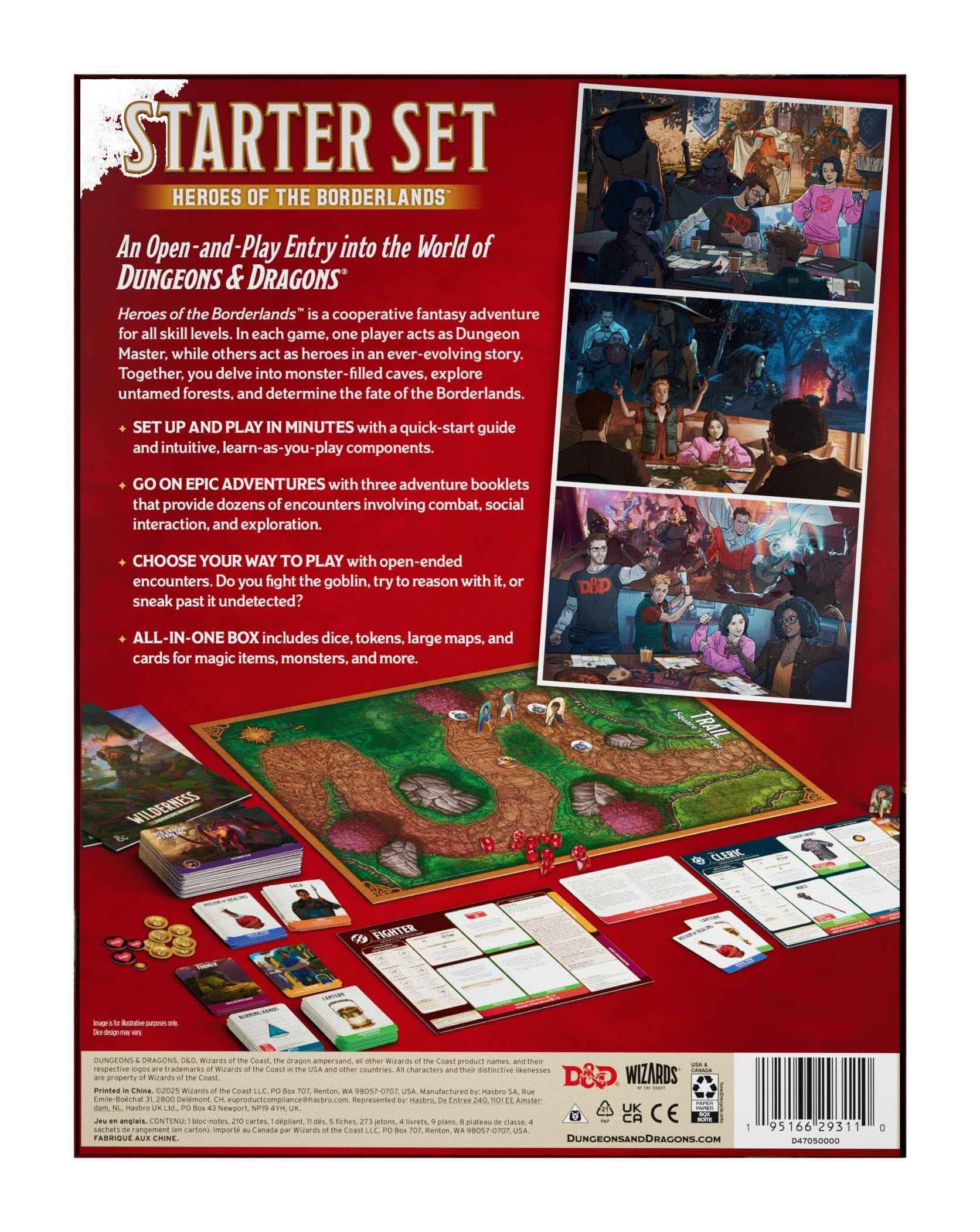 D&D: RPG Starter Set Heroes of the Borderlands (englisch)