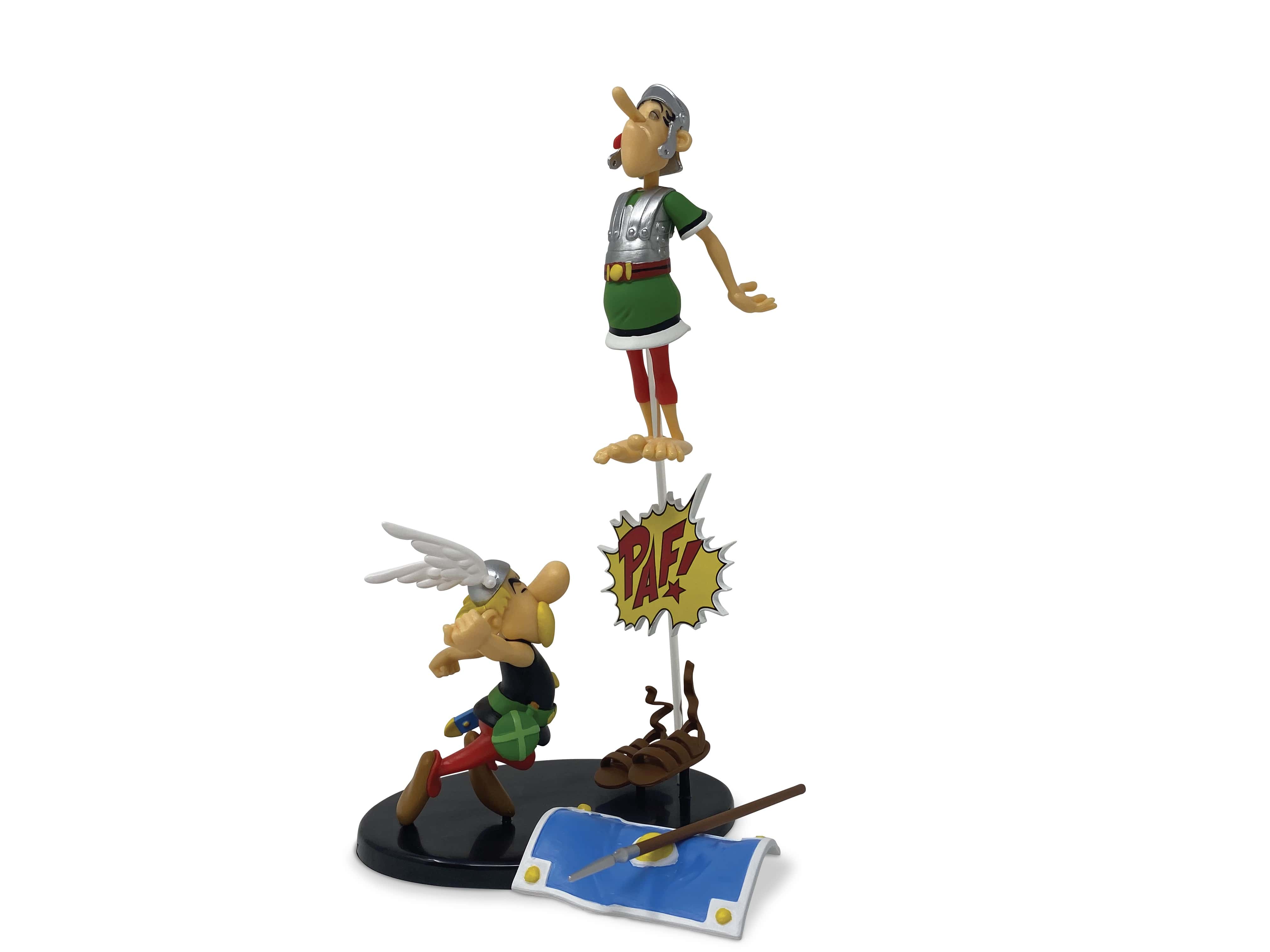 Asterix mit Sprechblase: PAF!