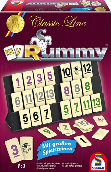 Classic Line: Rummy mit großen Spielfiguren