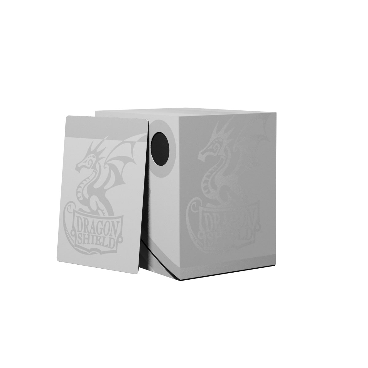 Dragon Shield: Double Shell 150+: Revised – Ashen White/Black