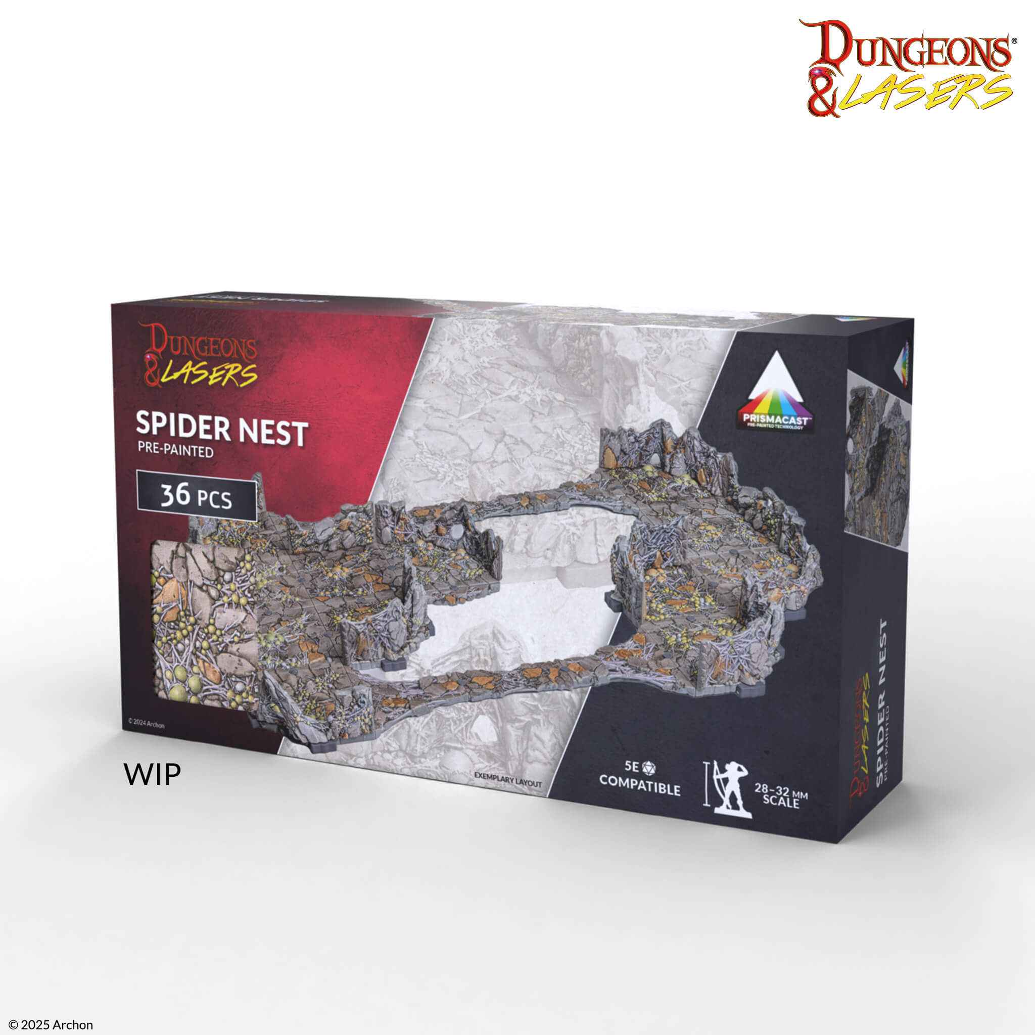 Dungeon&Lasers: Spider Nest: Pre-Painted