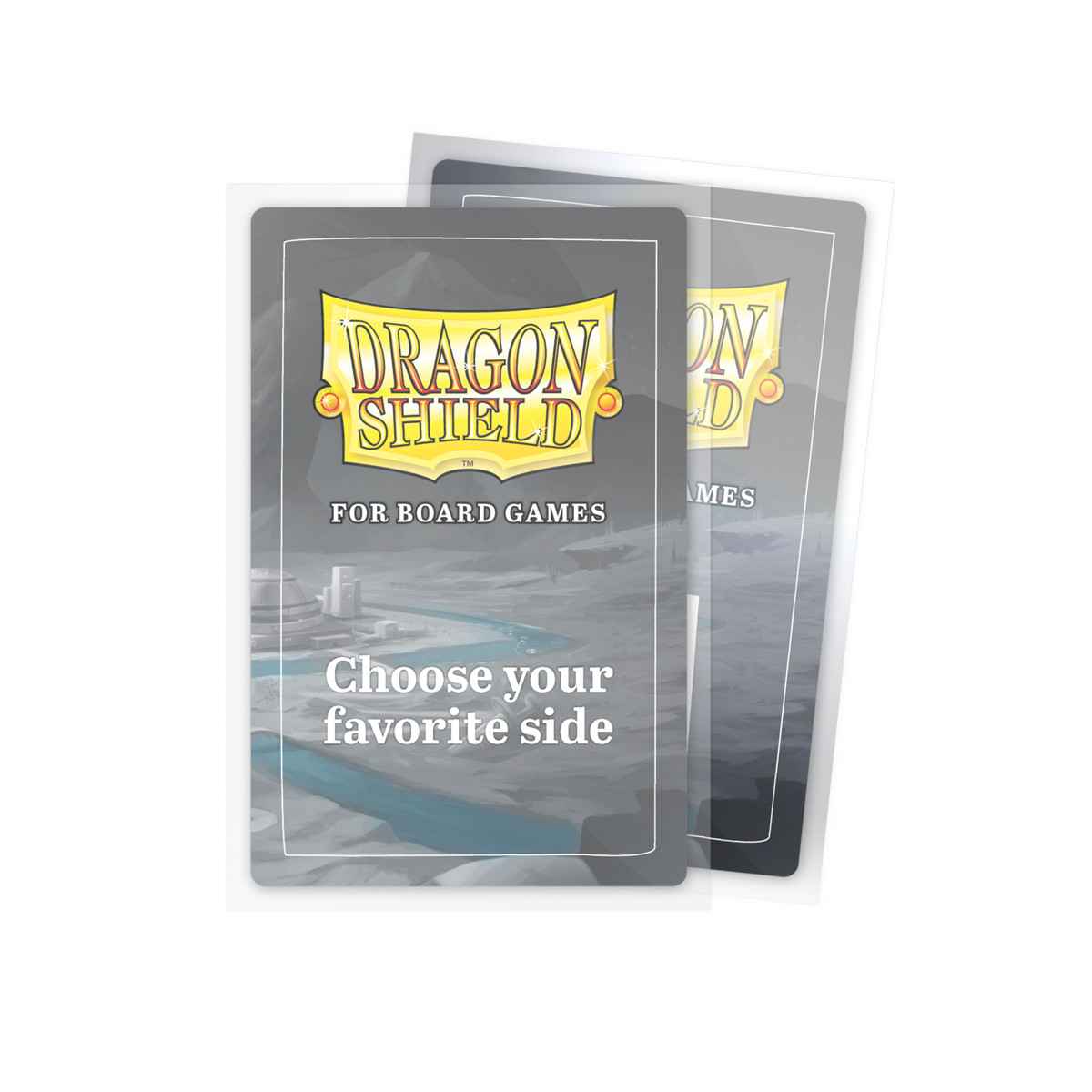 Dragon Shield: Board Game Sleeves Clear/NonGlare – European Standard (100)