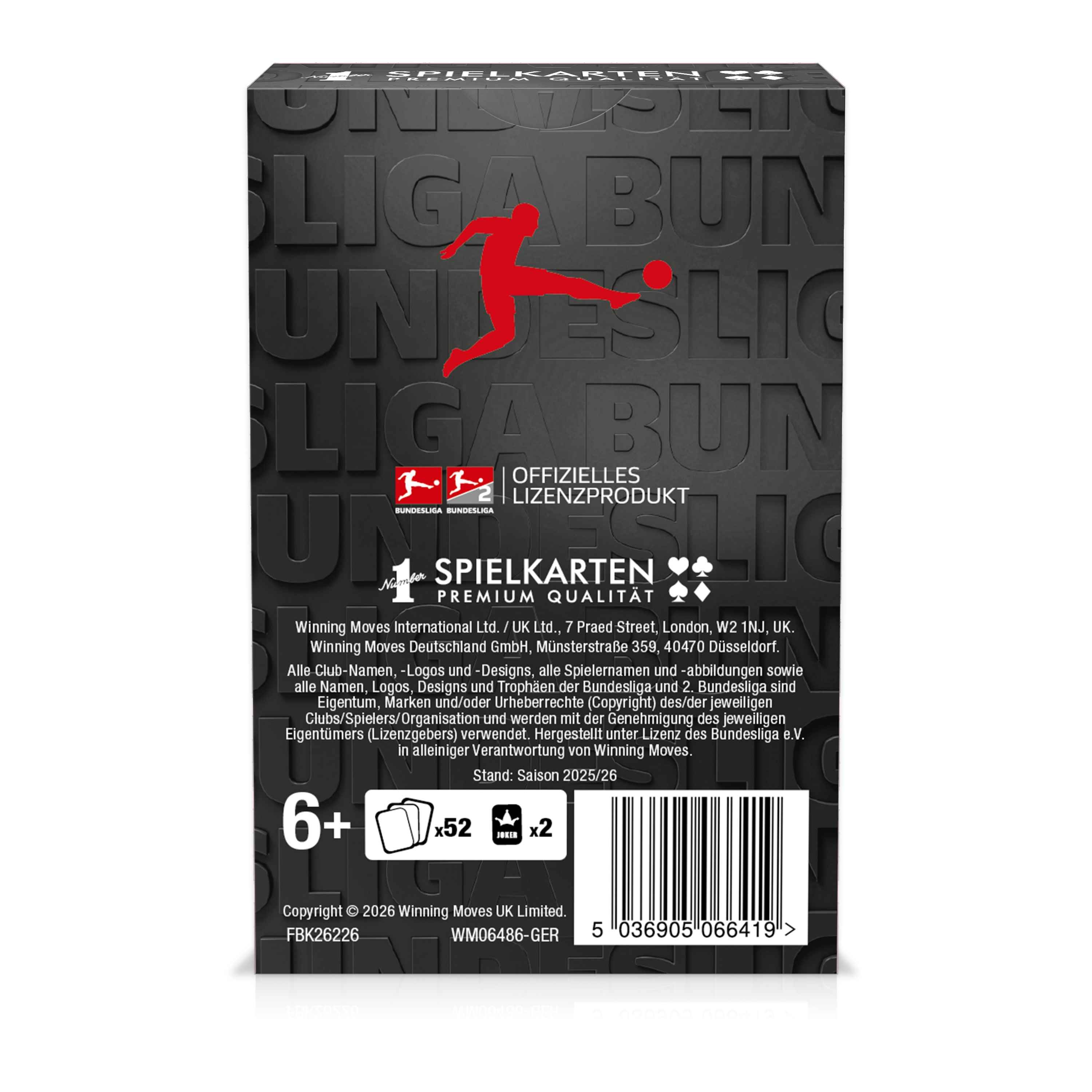 No1 Spielkarten –  Bundesliga Edition