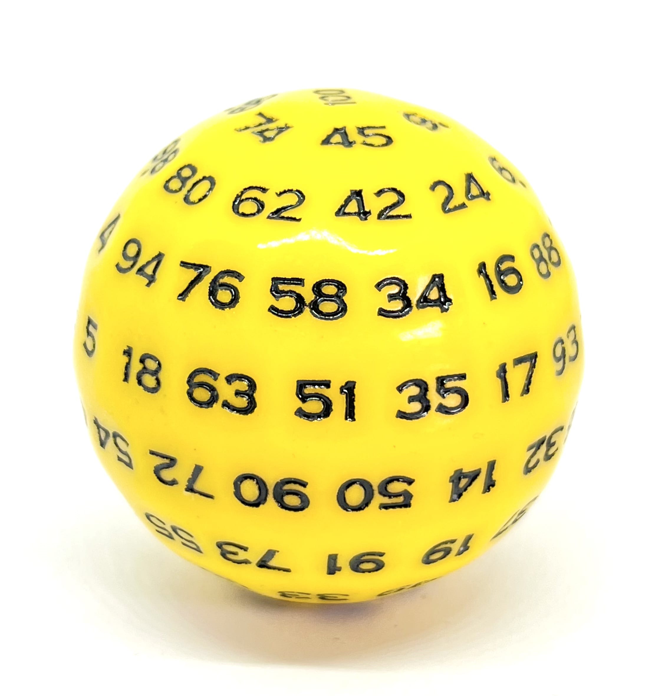 Würfel D100 Yellow/Black