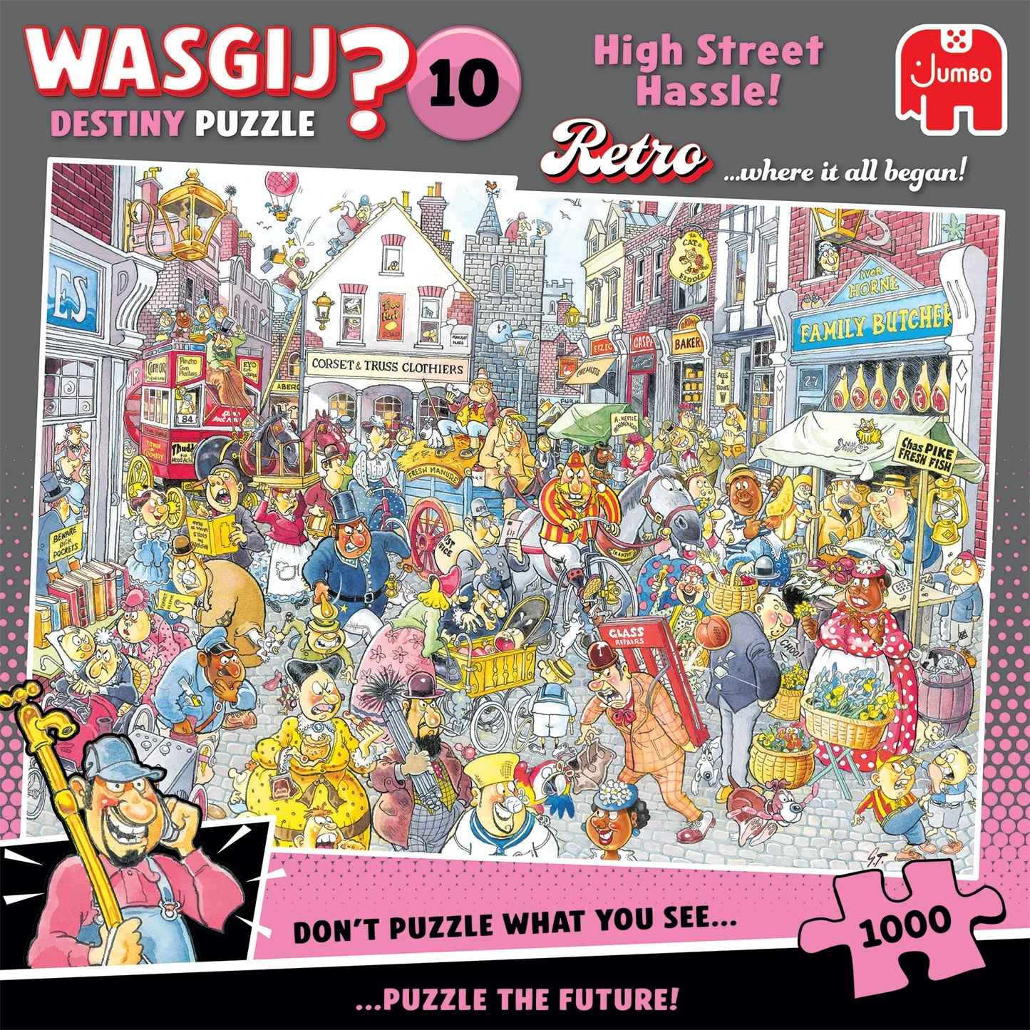 Wasgij Retro Destiny 10: Ärger auf der Hauptstraße (1000 Teile)