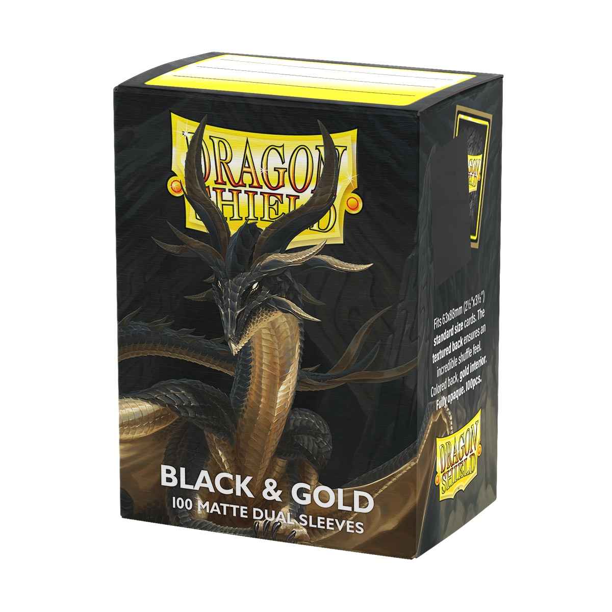 Dragon Shield: Matte Dual – Black & Gold