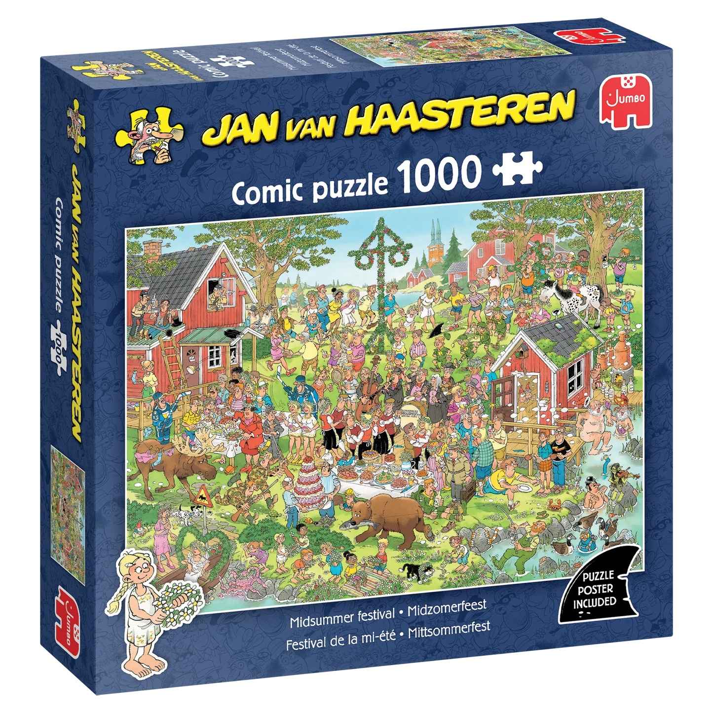 Puzzle: Mittsommerfestival (Jan van Haasteren) (1000 Teile)