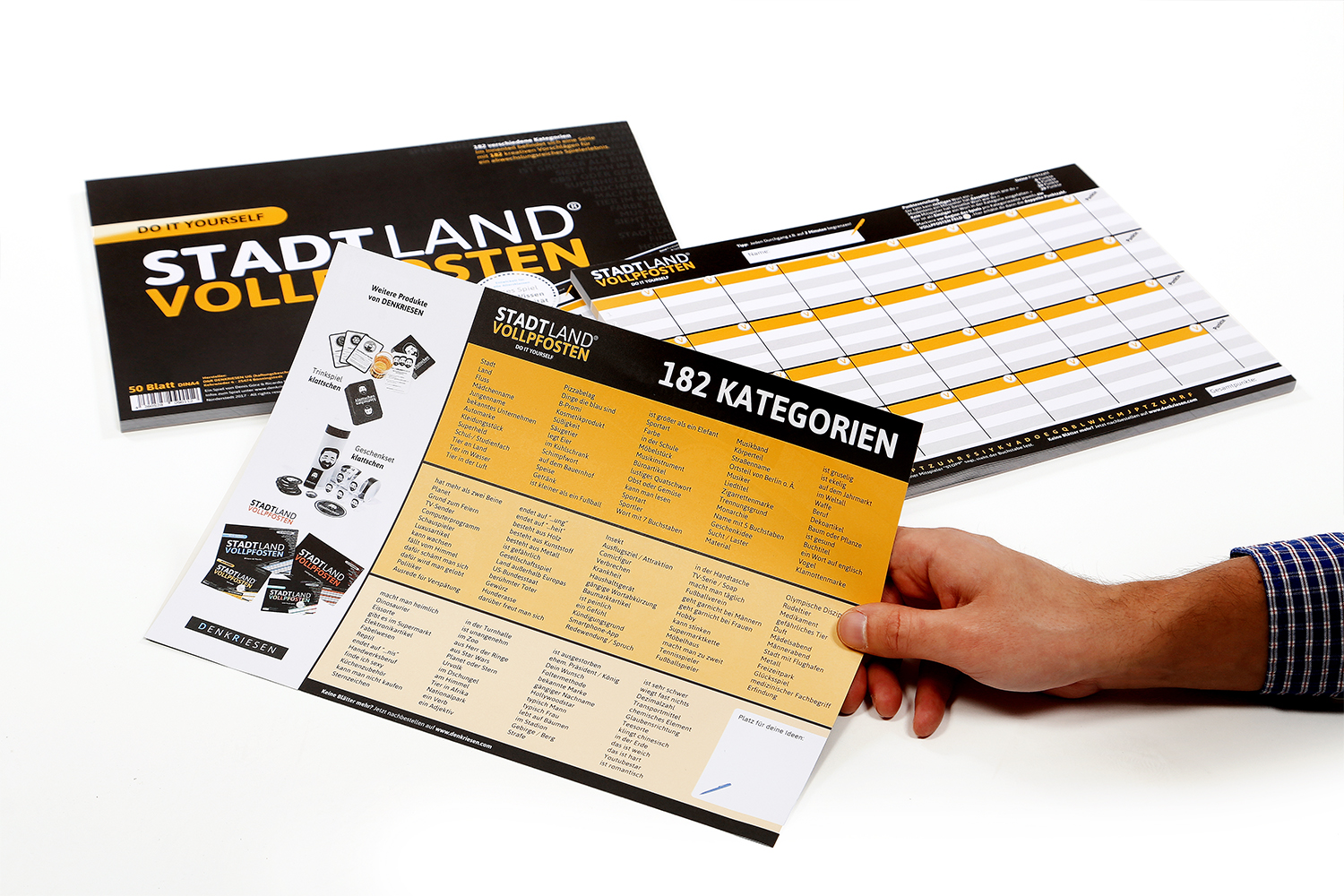 STADT LAND VOLLPFOSTEN – DO IT YOURSELF-EDITION (DinA4-Format)