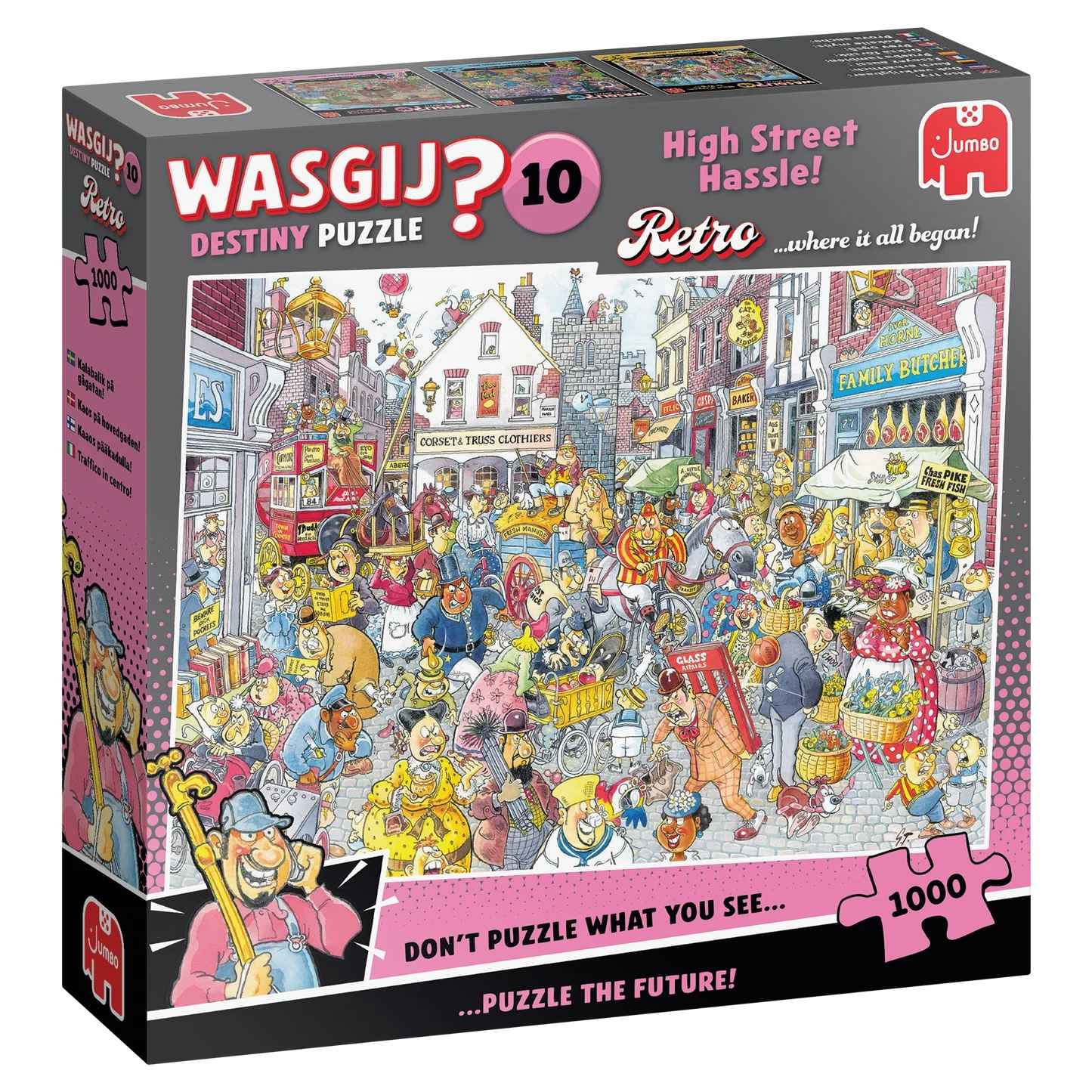 Wasgij Retro Destiny 10: Ärger auf der Hauptstraße (1000 Teile)
