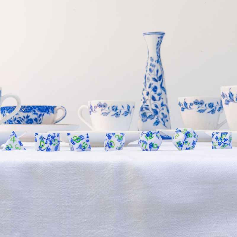 Full Art Dice Set: Porcelain