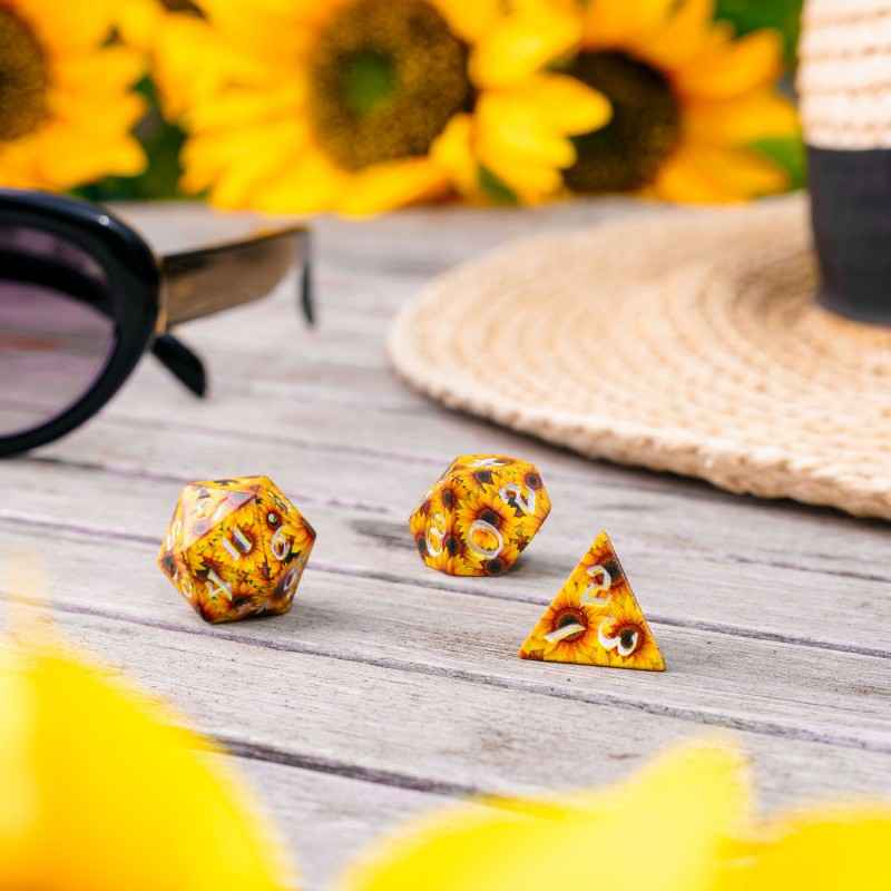 Full Art Dice Set: Sunflower
