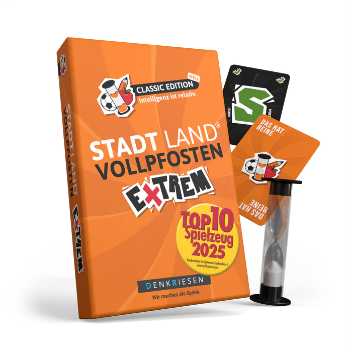 Stadt Land Vollpfosten Classic Edition – "Intelligenz ist relativ."  | Extrem