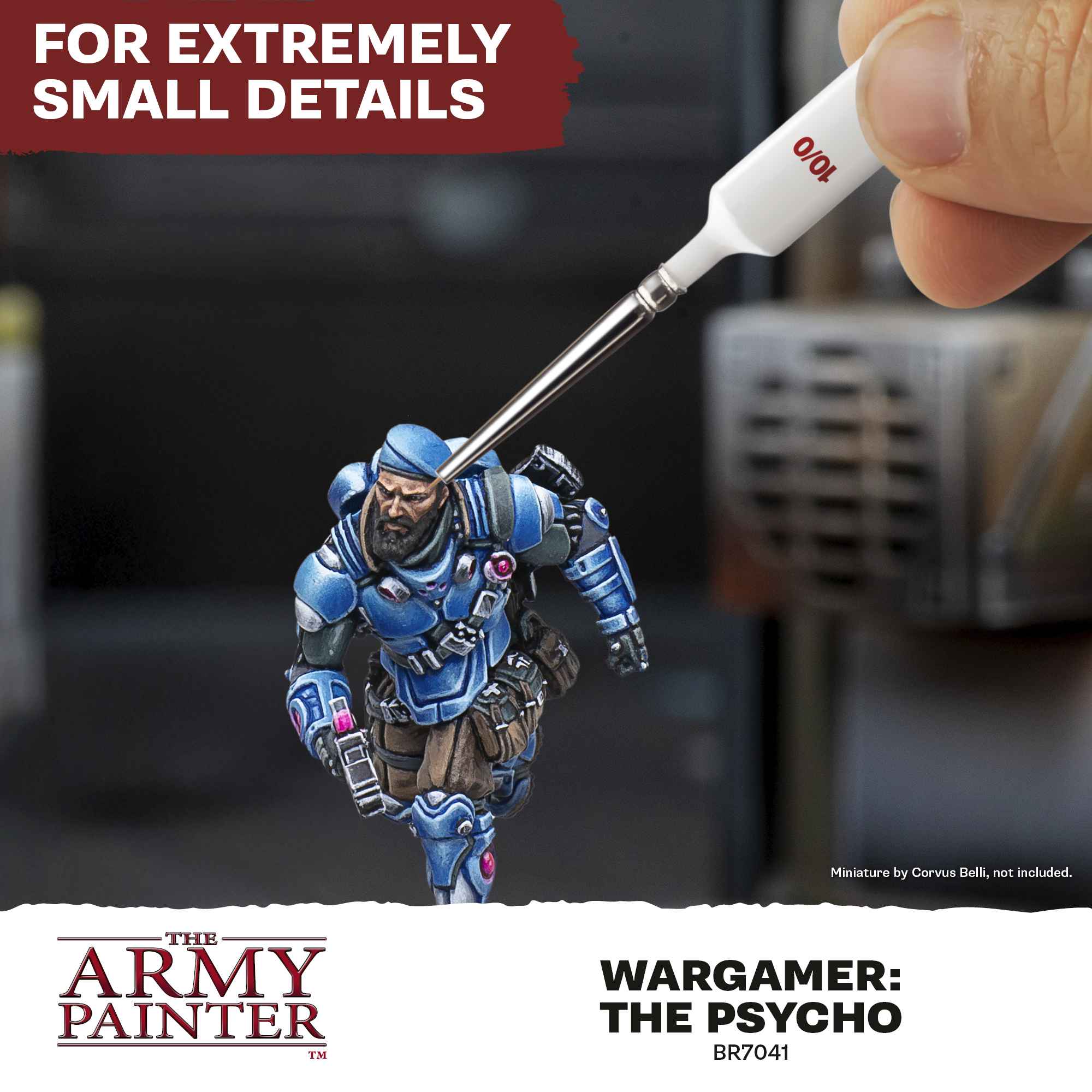 Wargamer Brush - The Psycho *new* (10)