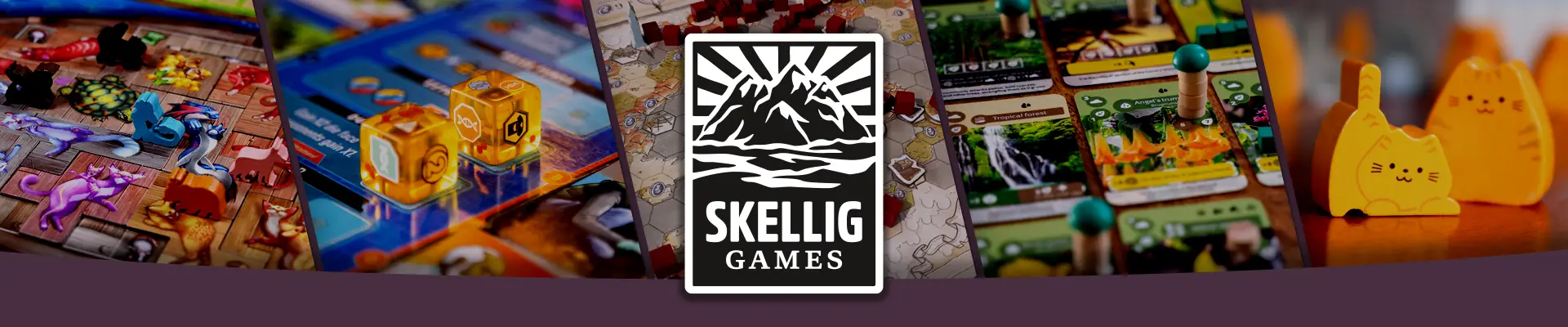 Fotos von Skellig Games Spielen und Logo
