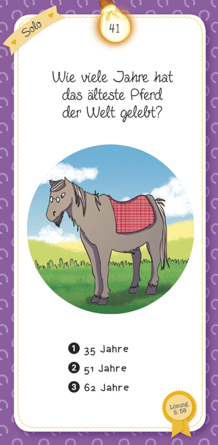 Das Quiz der Pferde und Ponys