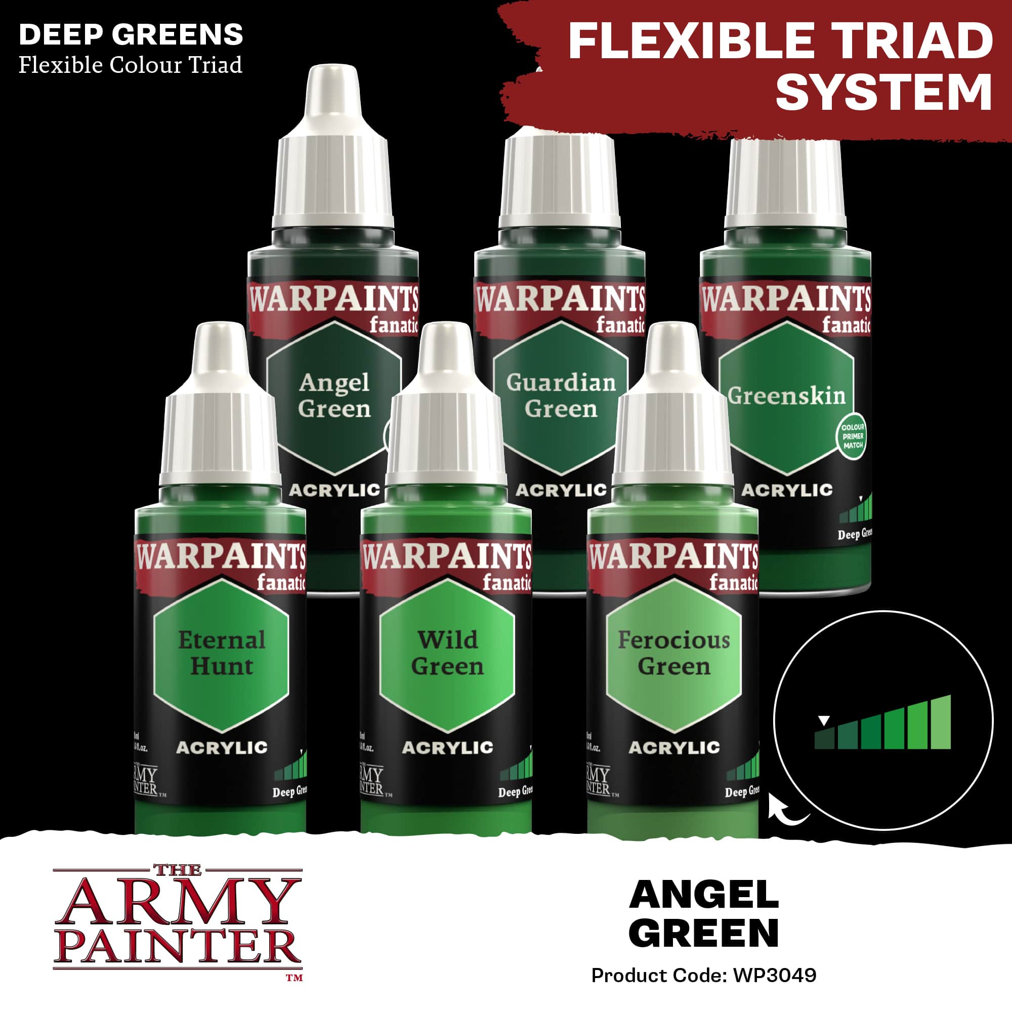 Army Painter Warpaints Fanatic: Angel Green (6)