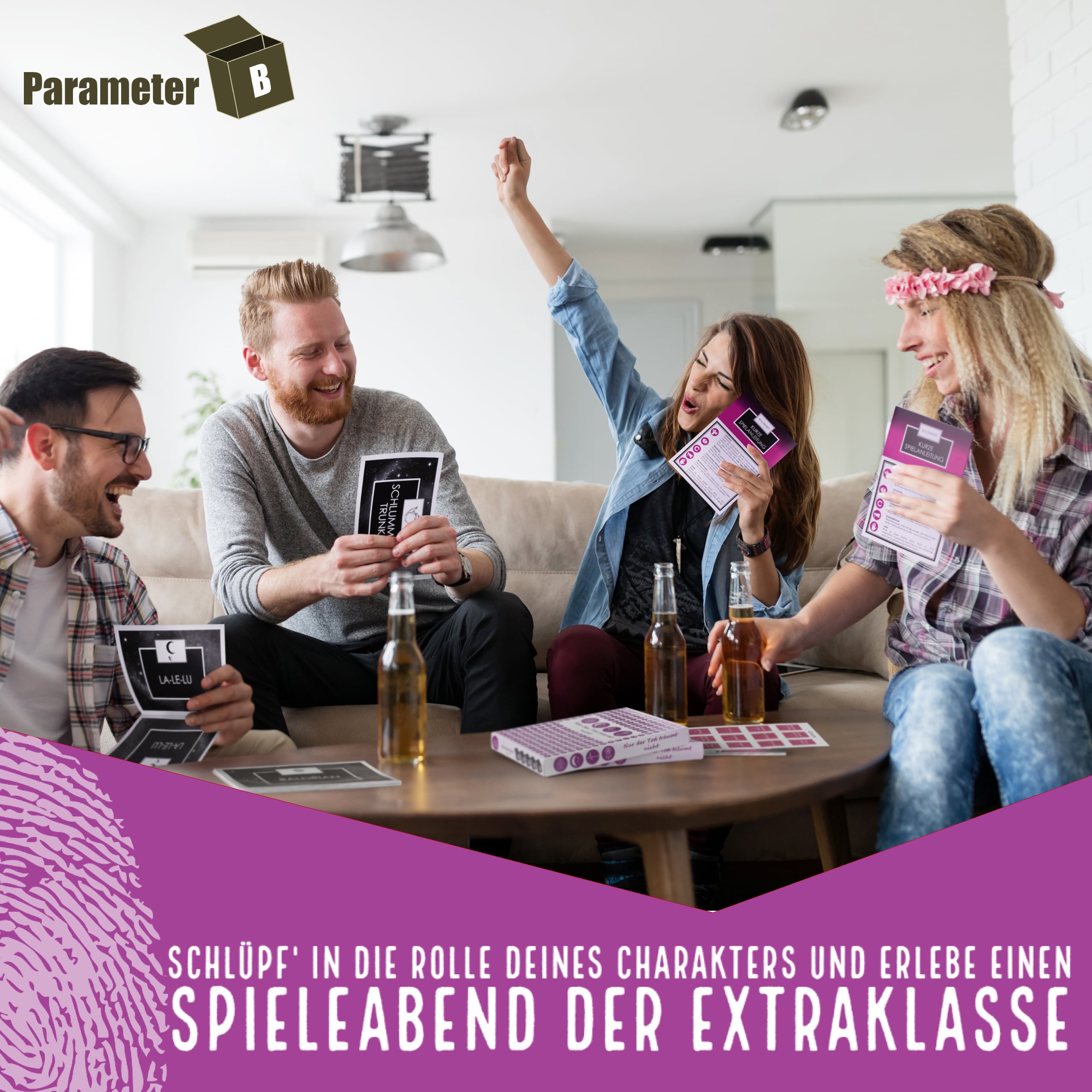 Nur der Tod träumt nicht – Krimi-Dinner Spiel für 4 Personen