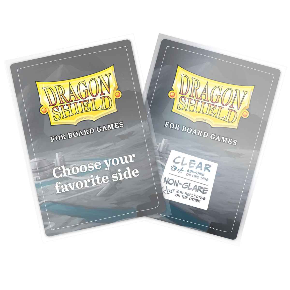 Dragon Shield: Board Game Sleeves Clear/NonGlare – Grand Standard (100)