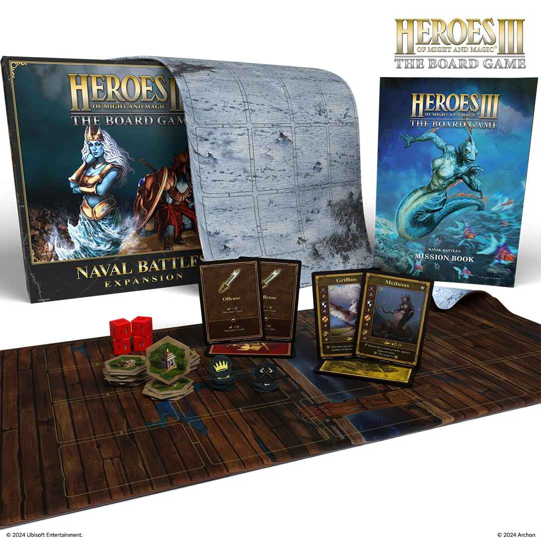 Heroes Of Might And Magic III: The Board Game Naval Battles [Expansion] (Deutsch)