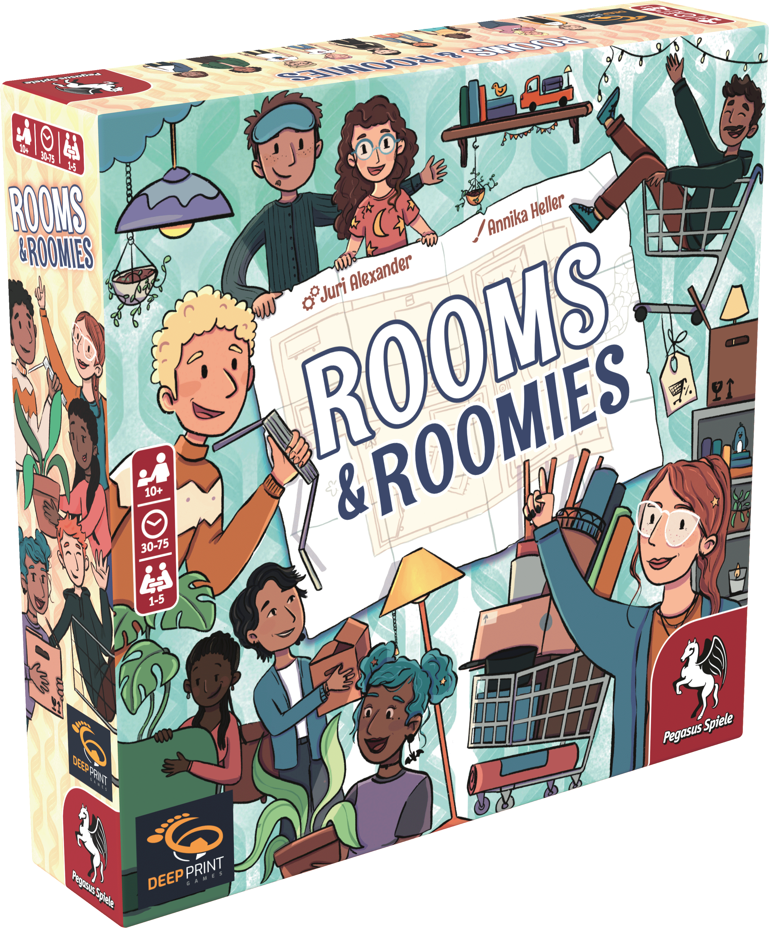 Rooms & Roomies (Deep Print Games) (English Edition)