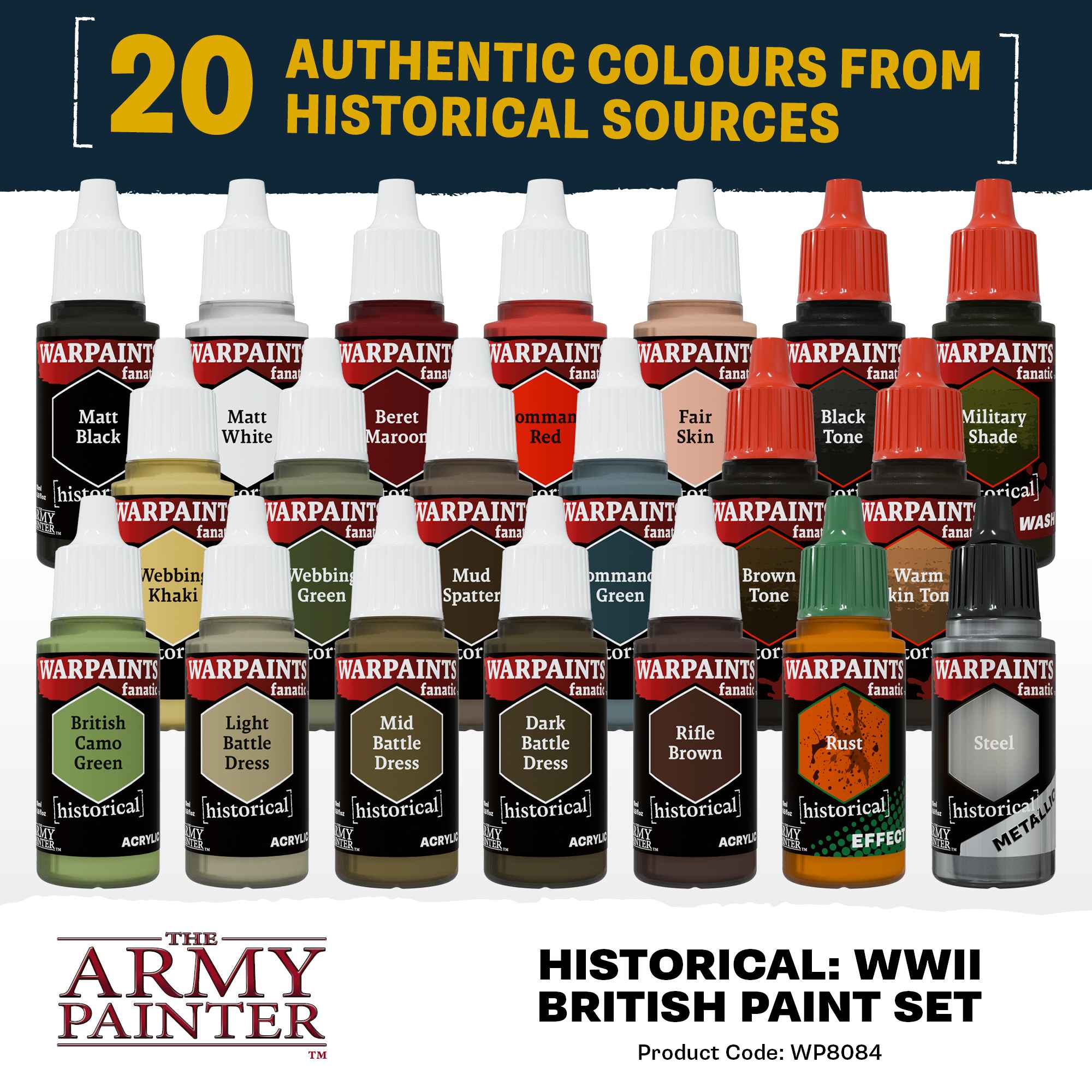 Army Painter – Historical: WWII British Paint Set