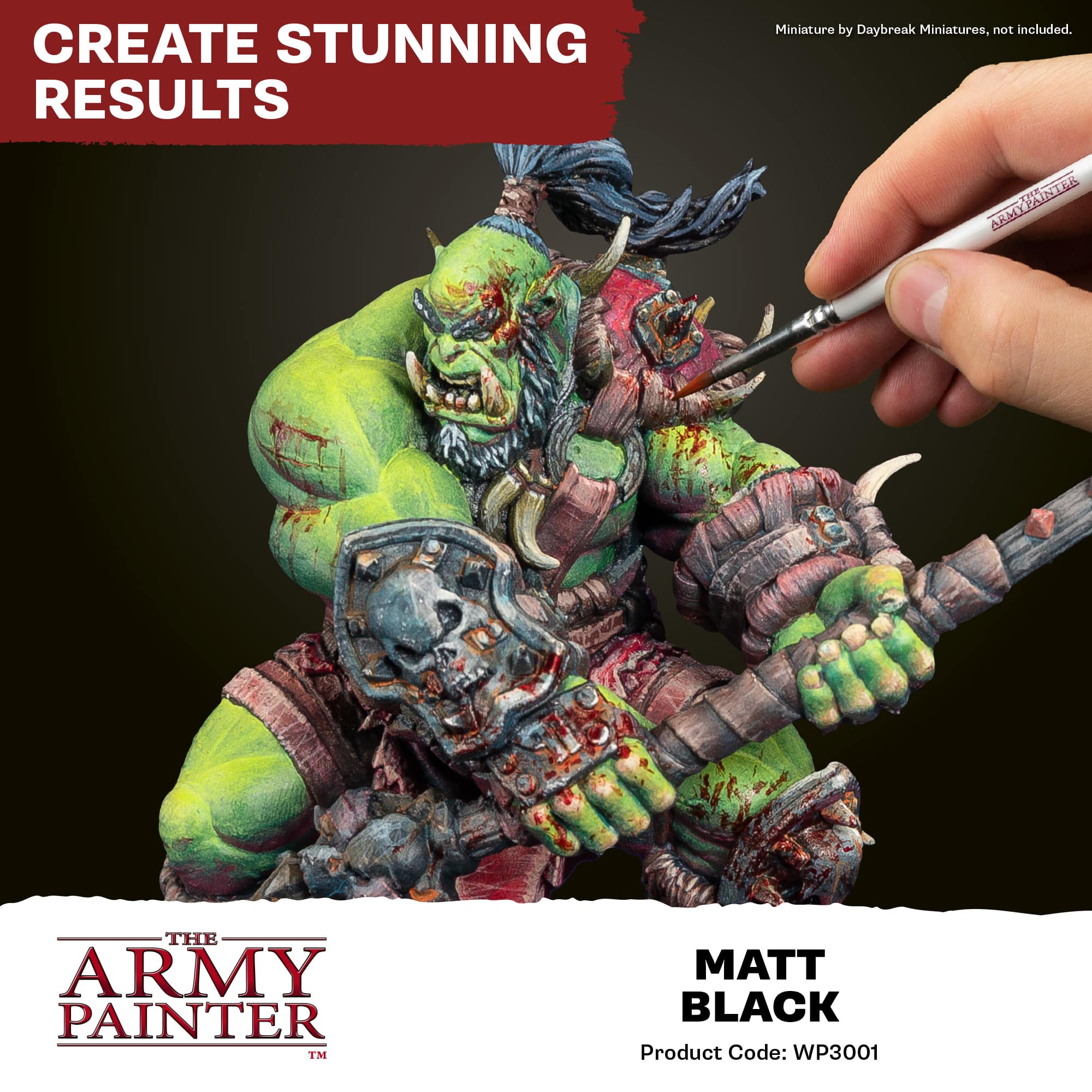 Army Painter Warpaints Fanatic: Matt Black (6)