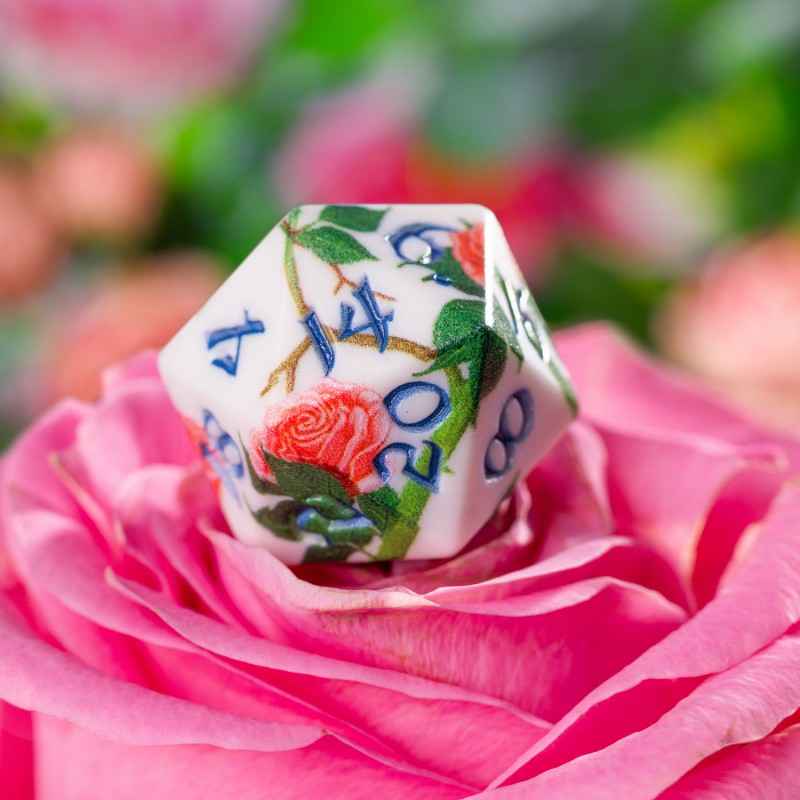 Full Art Dice Set: Roses