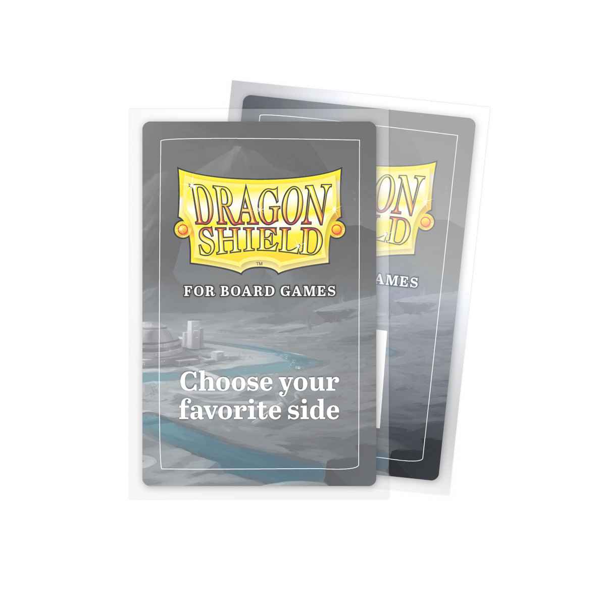 Dragon Shield: Board Game Sleeves Clear/NonGlare – American Standard (100)