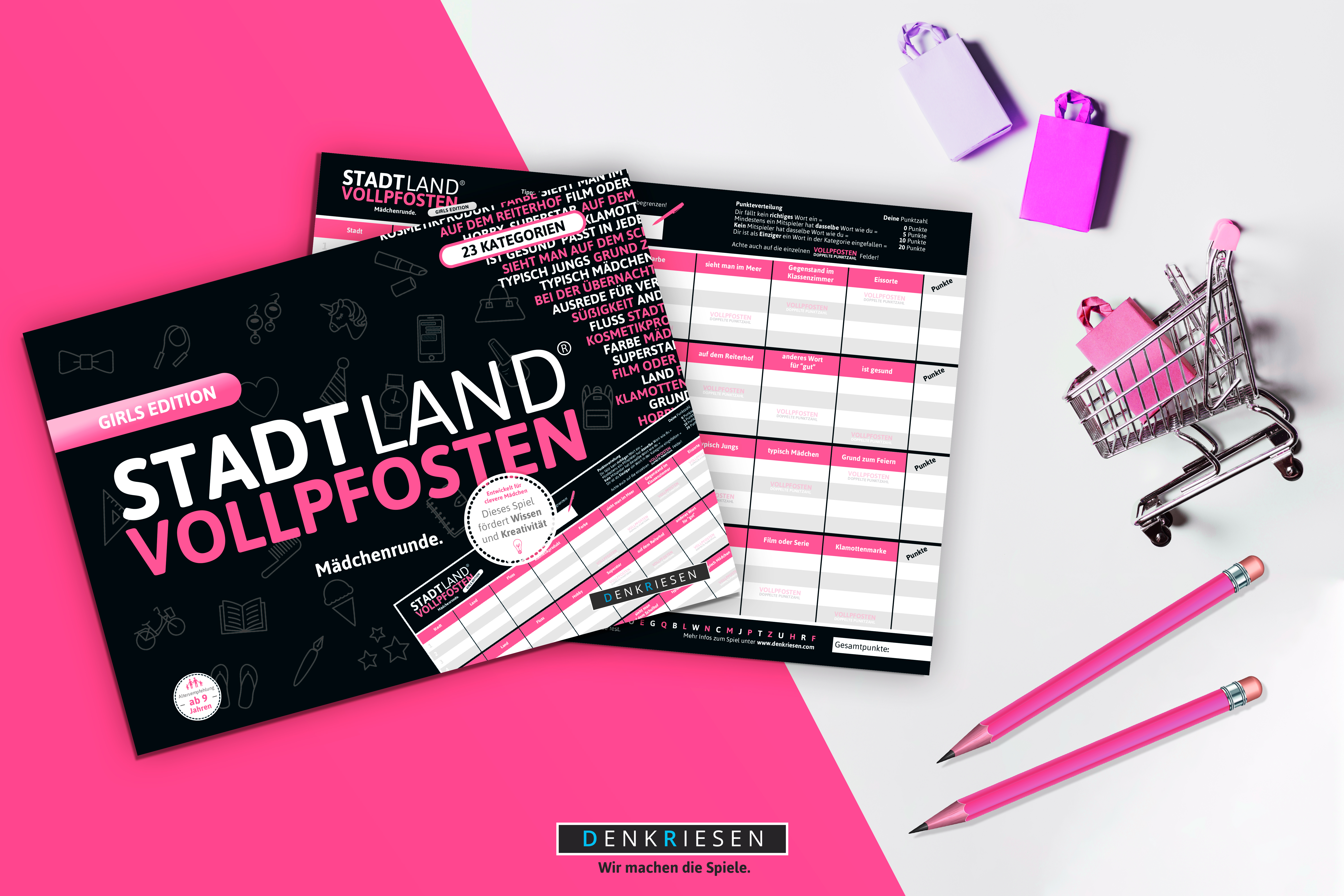 STADT LAND VOLLPFOSTEN – GIRLS EDITION (DinA4-Format)