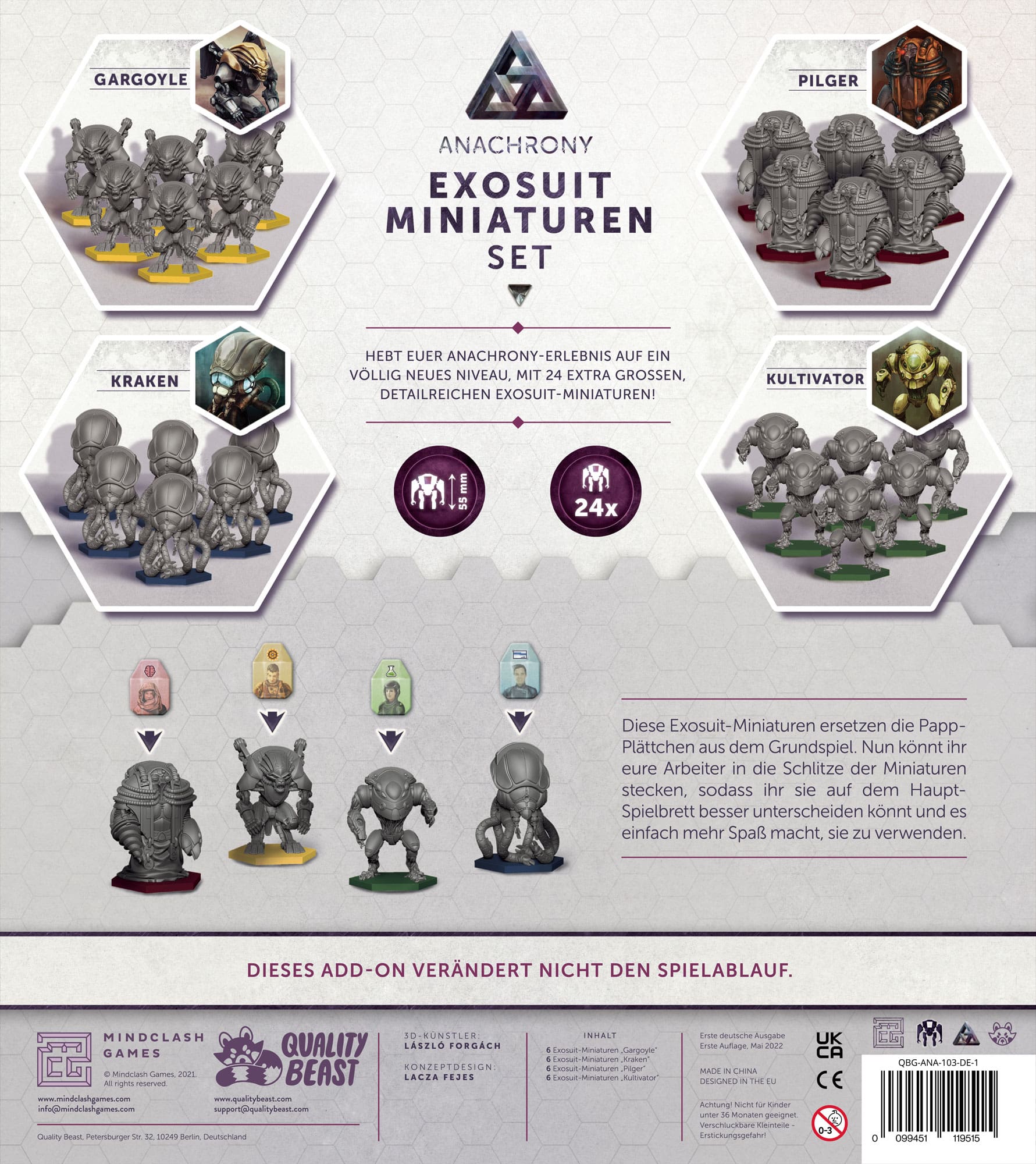 Anachrony – Exosuit Miniaturen Set